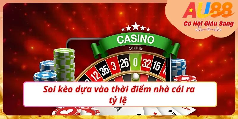 Soi kèo bóng đá V-League dựa thời điểm nhà cái đưa ra tỷ lệ